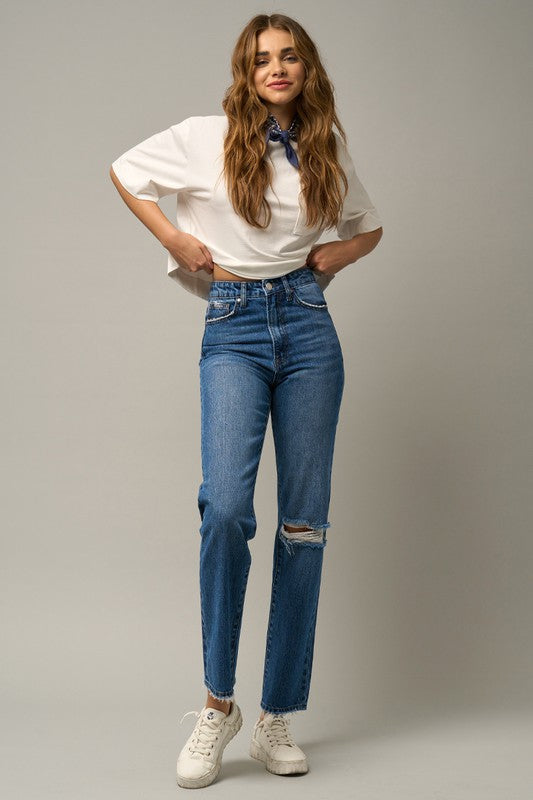 High Rise Straight | Jeans