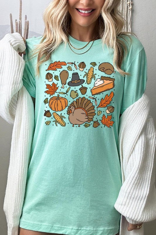 Thanksgiving Doodles | Graphic Tee