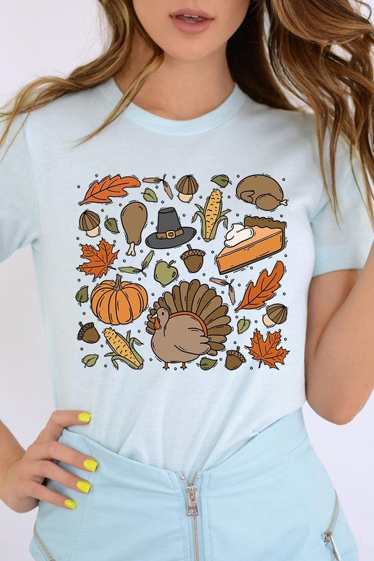 Thanksgiving Doodles | Graphic Tee