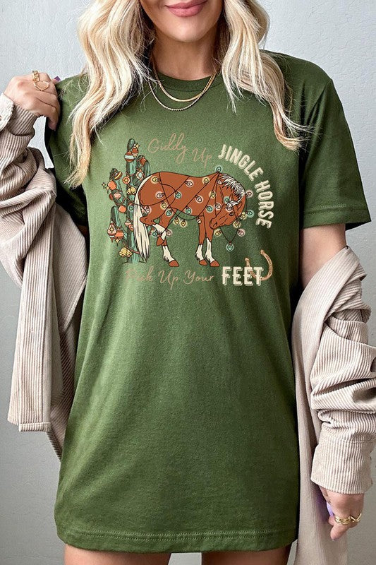 Giddy Up Jingle Horse | Tee
