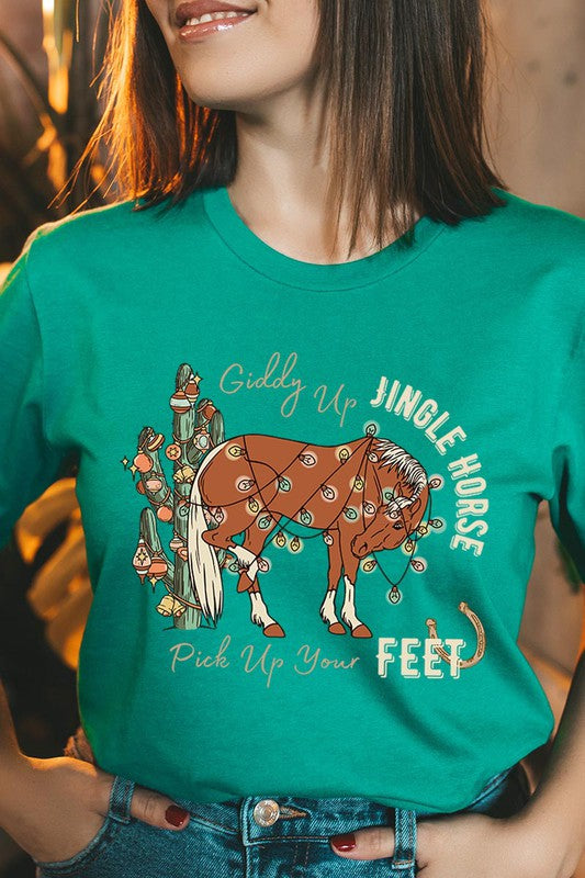 Giddy Up Jingle Horse | Tee