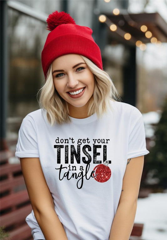 Don't Get Your Tinsel in a Tangle | Graphic Tee