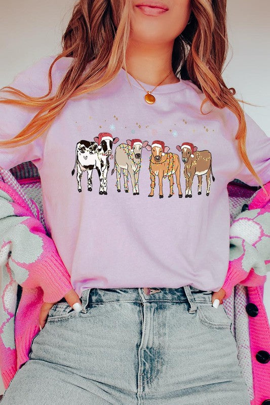 Christmas Cows | Graphic Tee