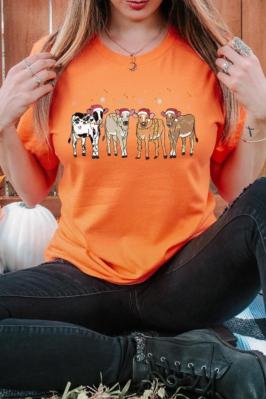 Christmas Cows | Graphic Tee