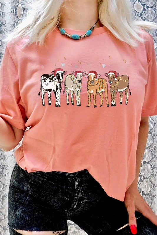 Christmas Cows | Graphic Tee