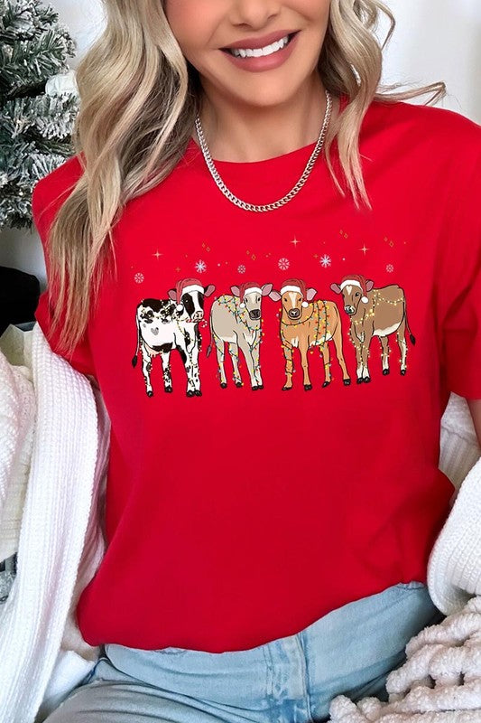 Christmas Cows | Graphic Tee