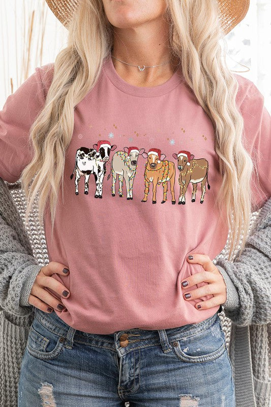 Christmas Cows | Graphic Tee