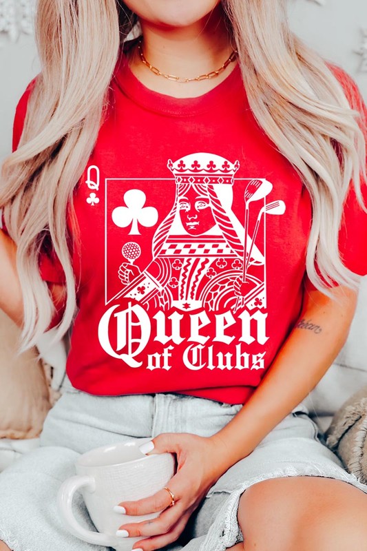 Queen Of Clubs | Graphic T-Shirt