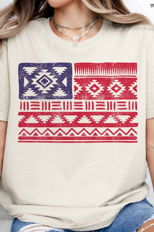 Flag Geo Print | Graphic Tee