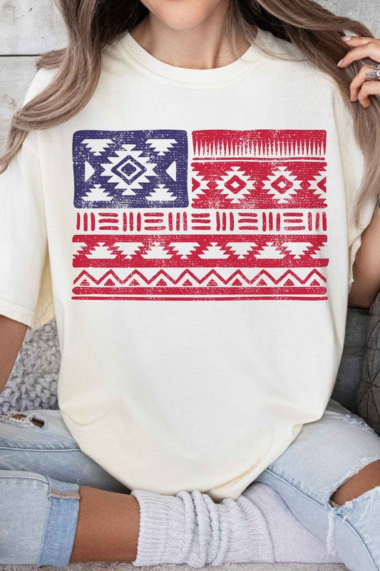 Flag Geo Print | Graphic Tee