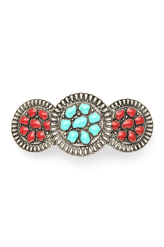 Western French Barrette | Hair Clip