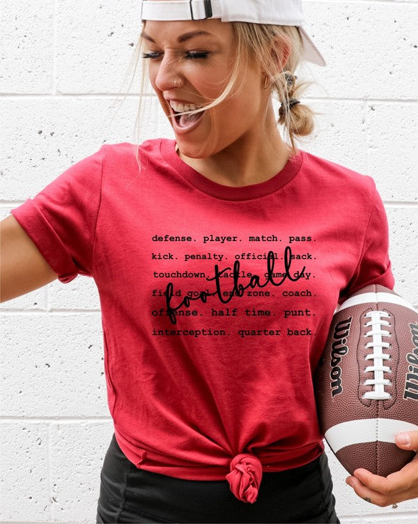 Football Words | Graphic Tee