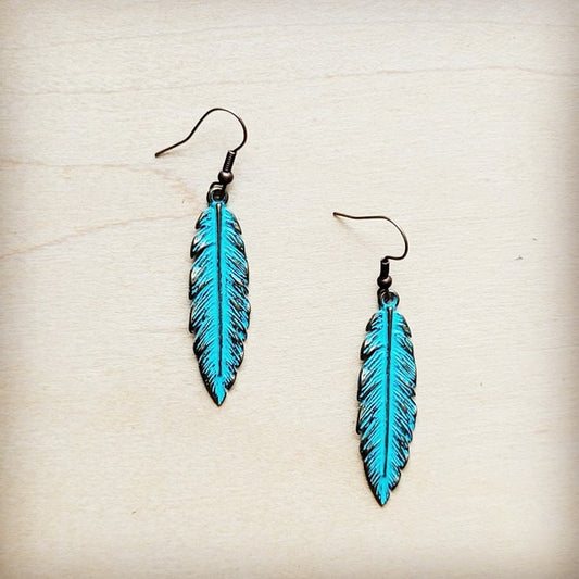 Burnished Feather | Earrings