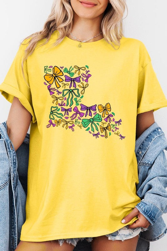 Louisiana Mardi Gras Graphic Heavy Cotton Tee