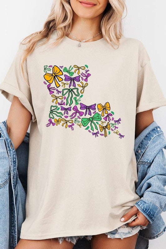 Louisiana Mardi Gras Graphic Heavy Cotton Tee