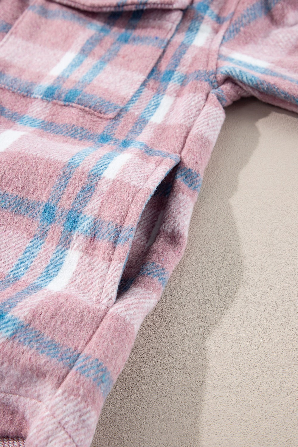Plaid Collared Neck | Shacket