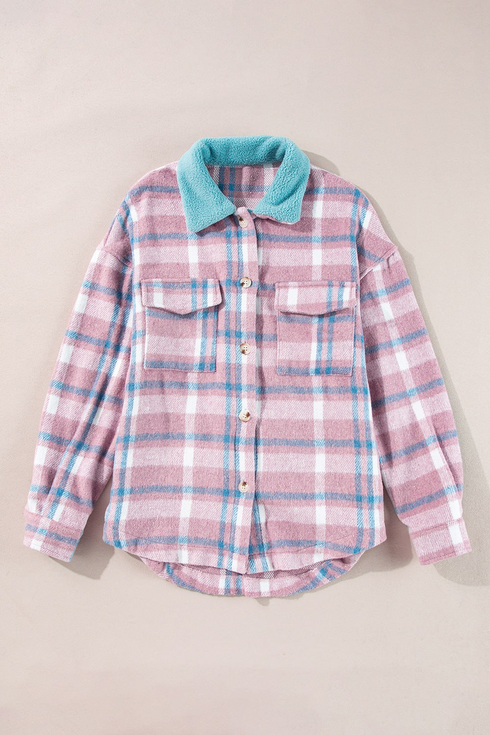 Plaid Collared Neck | Shacket