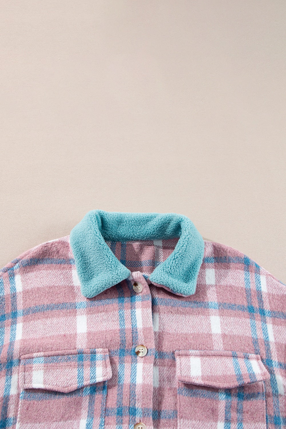 Plaid Collared Neck | Shacket