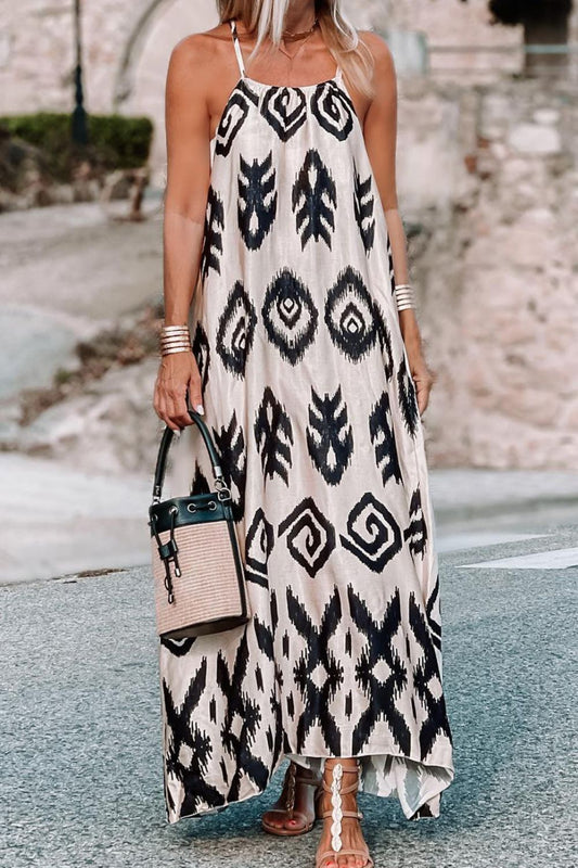 Printed Spaghetti Strap | Cami Dress