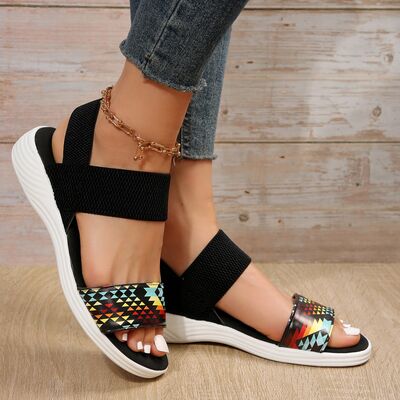 Open Toe Low Heel | Sandals