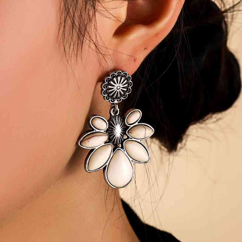Turquoise Flower | Earrings