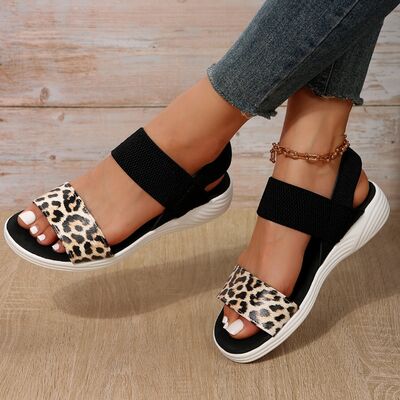 Open Toe Low Heel | Sandals