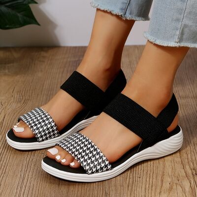 Open Toe Low Heel | Sandals