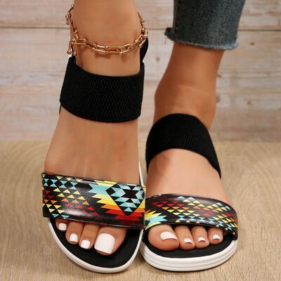 Open Toe Low Heel | Sandals