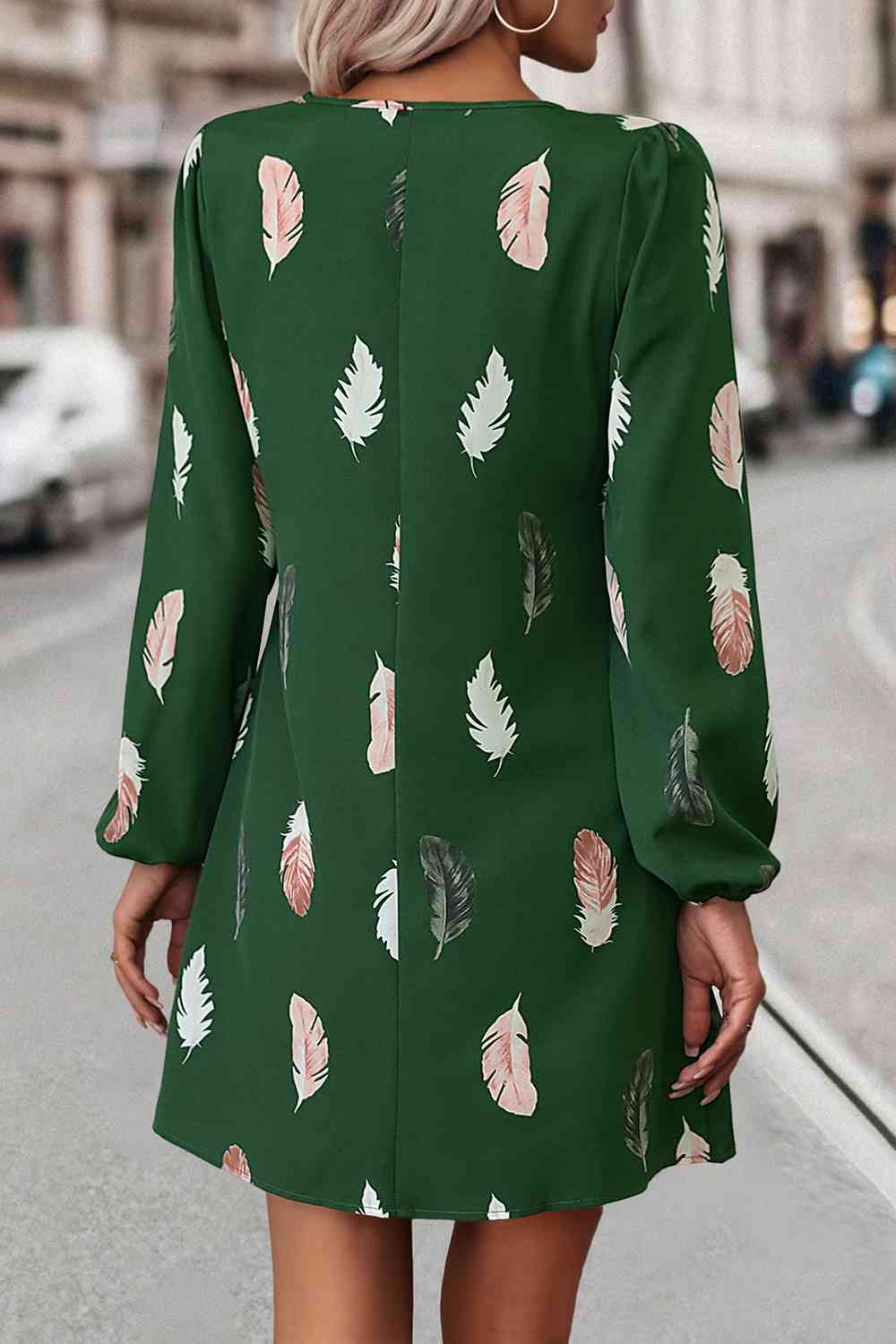 Feather Print | Dress