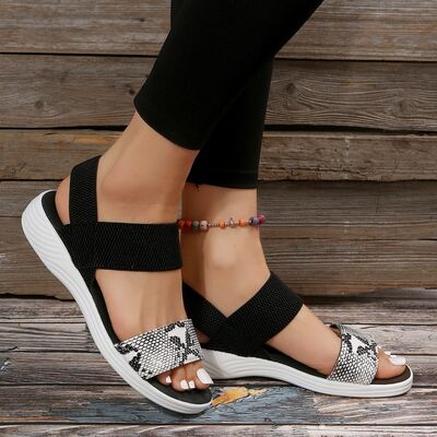 Open Toe Low Heel | Sandals
